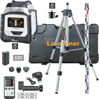 Laserliner Червен линеен лазер DuraPlane 360 set 175 см (052.500A)