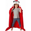 Detské deky Carbotex Detská supersoft deka s 3D kapucou PAW PATROL Chase