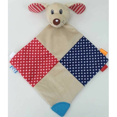 BABY MIX STK-18984 Plyšová hračka pre psíkov s hryzátkom šuštiaca37191