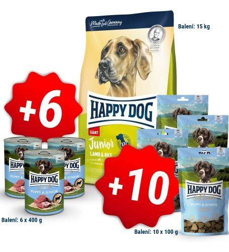 happy dog junior lamb rice 10 kg - Heureka.cz