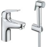 GROHE EuroPro - Смесител за умивалник със спрей за биде, хром 24264001 (24264001)