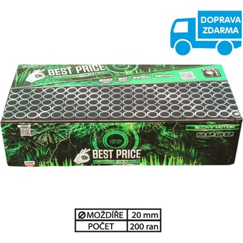 Kompaktní ohňostroj Best price Slow motion 200 ran 20 mm
