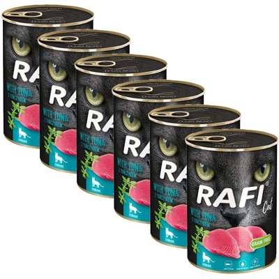 Rafi Cat Sterilised Paté with Tuna 6 x 400 g