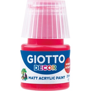 GIOTTO Decor АКРИЛНА боя Vermilion Red 25 ml 1 бр (F538107)