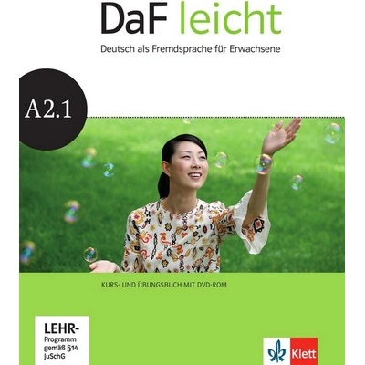 DaF leicht A2.1 učebnica nemčiny s DVDROM