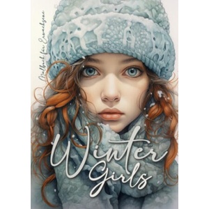 Winter Girls Malbuch für Erwachsene | Monsoon Publishing, Musterstück Grafik (2023)
