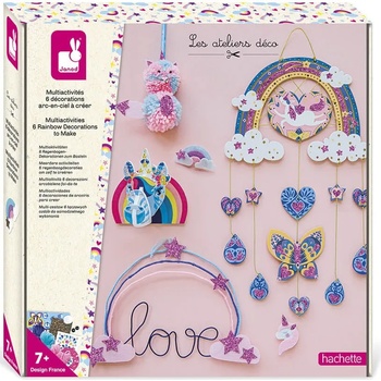 Janod Творчески комплект Janod - Декорации дъга, 6 броя (J07972)
