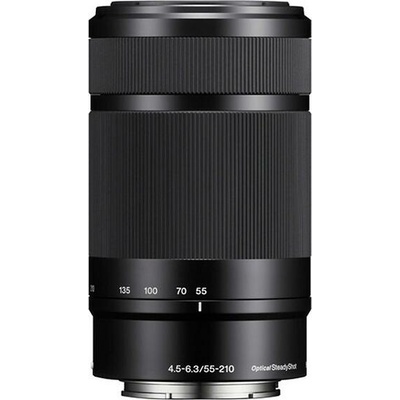 Sony SEL55210, Teleobjektív, 13/9, 55 - 210 mm, Stabilizátor obrazu, Sony E