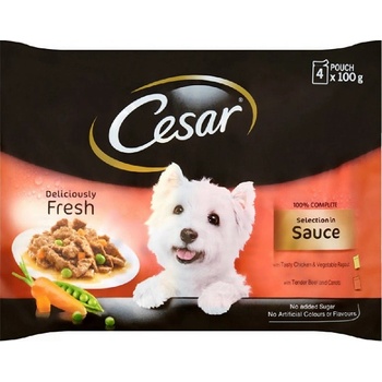 Cesar Adult Selection mix v omáčke 400 g
