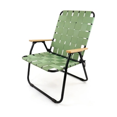 BasicNature Насладете се на стол за пътуване зелен (591520)