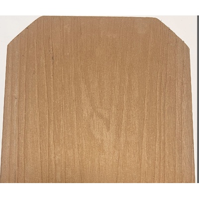 Plotovky z WPC 150x12 s tříhrannou hlavou Brownish Red Délka WPC plotovky: 500 mm
