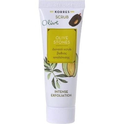 KORRES Интензивен скраб с маслинови костилки , Korres Beauty Shots Olive Stones ? ntense Exfoliation 18ml