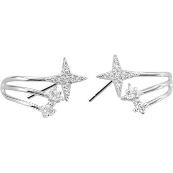 Silenti Jewelry Сребърни обеци "Мир