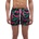 Sundek Бански гащета Sundek Elastic waist and darfeather print swimming shorts - Black (Black)