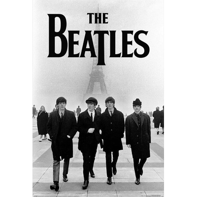 Plagát, Obraz - The Beatles - Eiffel Tower, 61 × 91.5 cm