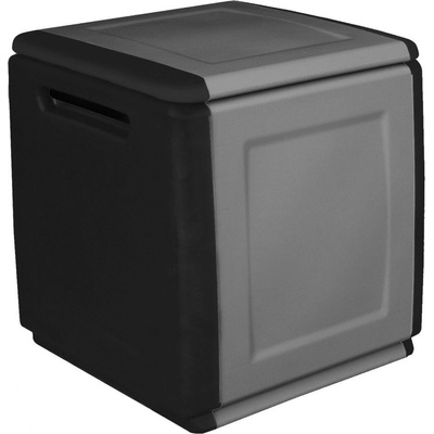 ArtPlast box 130 l 54 x 53 x 57 cm tmavo šedá / čierna
