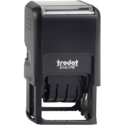 TRODAT Печат TRODAT Printy 4.0 4750 дата+текст с надпис UNG черна подложка 4750-P4-UNG-F (4750-P4-UNG-F)