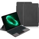 Xiaomi За Xiaomi Pad 9 PU Калъф с Bluetooth Клавиатура, Тъчпад и Подсветка - Черен