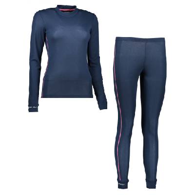 Set dámské termo triko s dlouhým rukávem + spodky SENSOR ORIGINAL ACTIVE SET 17200053 TMAVĚ MODRÁ velikost: XL