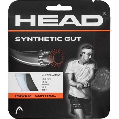 Head Тенис кордаж Head Synthetic Gut (12 m) - white