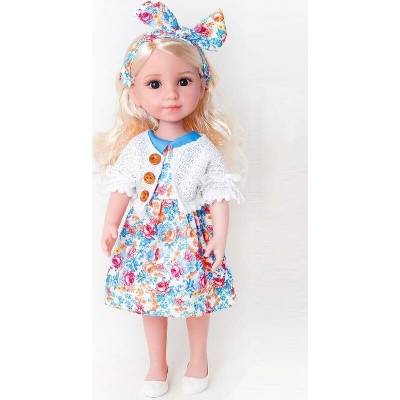 Plejo s blonďavými vláskami 38 cm M80742