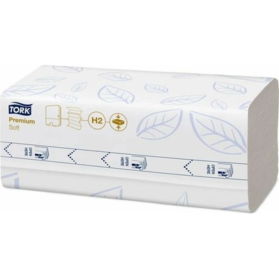 Tork Xpress Soft Multifold H2, dvojvrstvové, biela, 170 útržkov