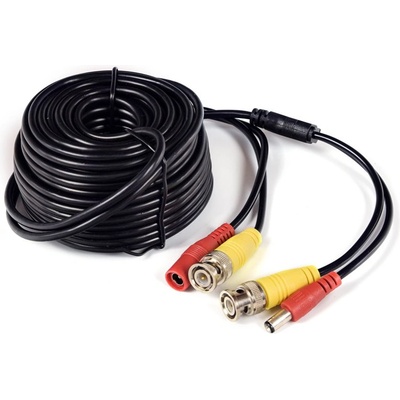 BRAVAS Готов коаксиален кабел с bnc и Захранващи конектори 15м