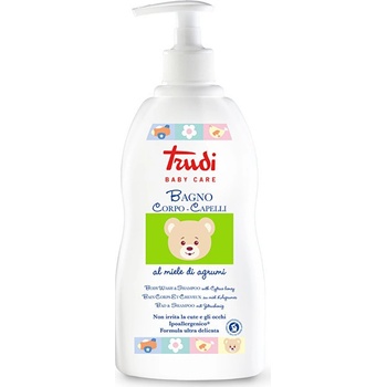 Trudi Detské kúpeľové mlieko a šampón s medom z citrusov 500 ml