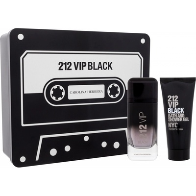 Carolina Herrera 212 VIP Men Black EDP 100 ml + sprchový gél 100 ml darčeková sada