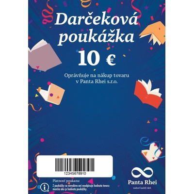 Elektronická darčeková poukážka 10€