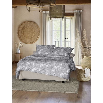 Irisette tencel Lotus 8569-11 lúka tm. sivá 140x200 70x90