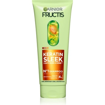 Garnier Fructis Keratin Sleek шампоан за суха и крехка коса 200ml