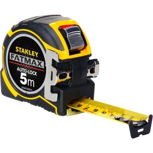 STANLEY Ролетка противоударна с магнит 5м, Stanley FatMax Autolock (XTHT0-33671)