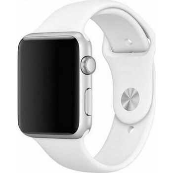 Mercury силиконов каишка за часовник Apple Watch 38/40/41 mm бял ( )