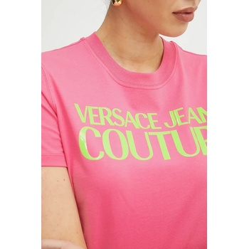 Versace Jeans Couture Памучна тениска Versace Jeans Couture (78HAHE05.CJ00E)