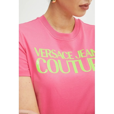 Versace Jeans Couture Памучна тениска Versace Jeans Couture (78HAHE05.CJ00E)