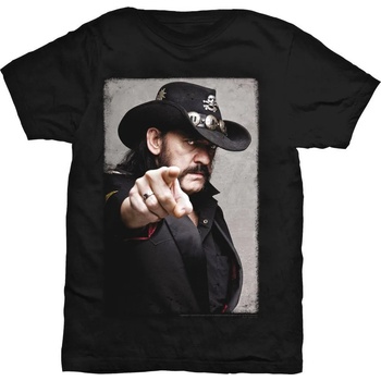 Image 1 of Lemmy Kilmister Pointing Photo Black L Риза (LEMTS05MB03)