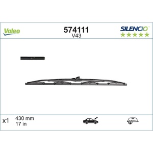Valeo Silencio 430 mm 574111