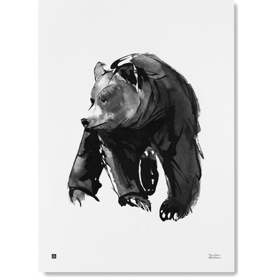 Teemu Järvi Plagát s motívom medveďa Gentle bear 50x70