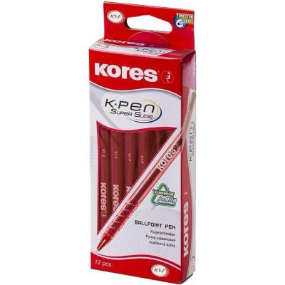 Kores K5 Pen červené kuličkové pero