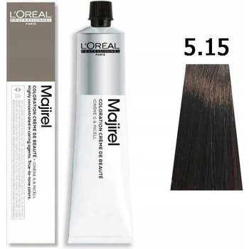 L'Oréal Majirel oxidační barva 5.15 hnědá světle popelavá mahagonová 50 ml