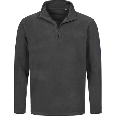 Stedman classic fleece half-zip / Мъжки полар суитшърт с 1/2 цип - сив стоманен l (st5020grsl)
