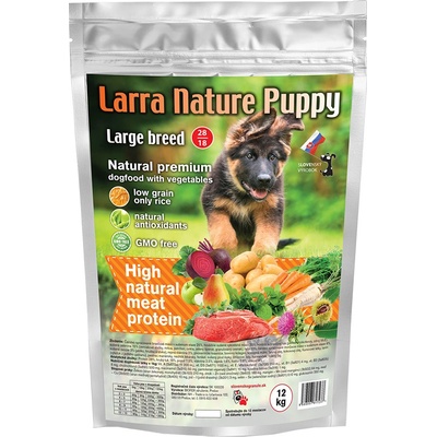 Larra Nature Puppy Large Breed 28/18 12 kg