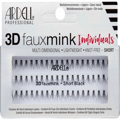 Ardell Lashes 3D Faux Mink Individuals Short Снопчета за мигли дамски
