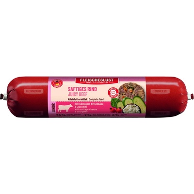 Meatlove Junior juicy beef with cottage cheese & courgette 400 g
