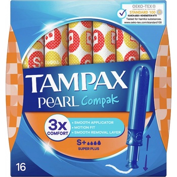 Tampax Compak Super Plus dámské tampony s aplikátorem 16 ks
