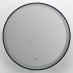 Brilagi Brilagi-LED огледало с димер, подгряване и подсветка ALU PRO LED/18W/230V диам. 60 см IP44 черно (BG2892)