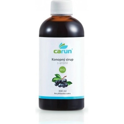 Carun Bio konopný sirup arónie 300 ml