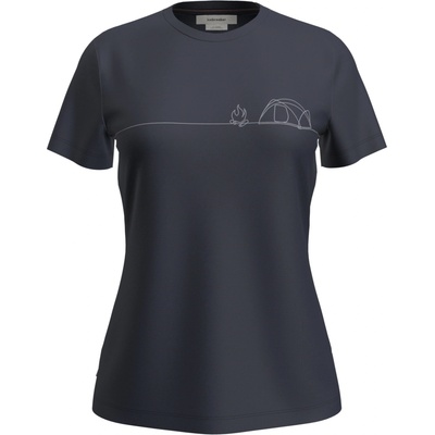 Icebreaker W Mer 150 Tech Lite SS Tee Single Line C Размер: L / Цвят: тъмно син