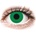 Gelflex CRAZY LENS - Emerald Green - дневни с диоптър (2 лещи)